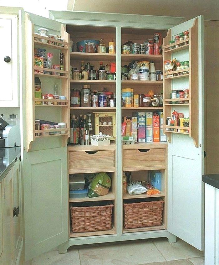 New Kitchen Pantry Cabinet Lowes Canada with Simple Decor